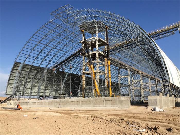 湛江煤机油桶翘工程网架